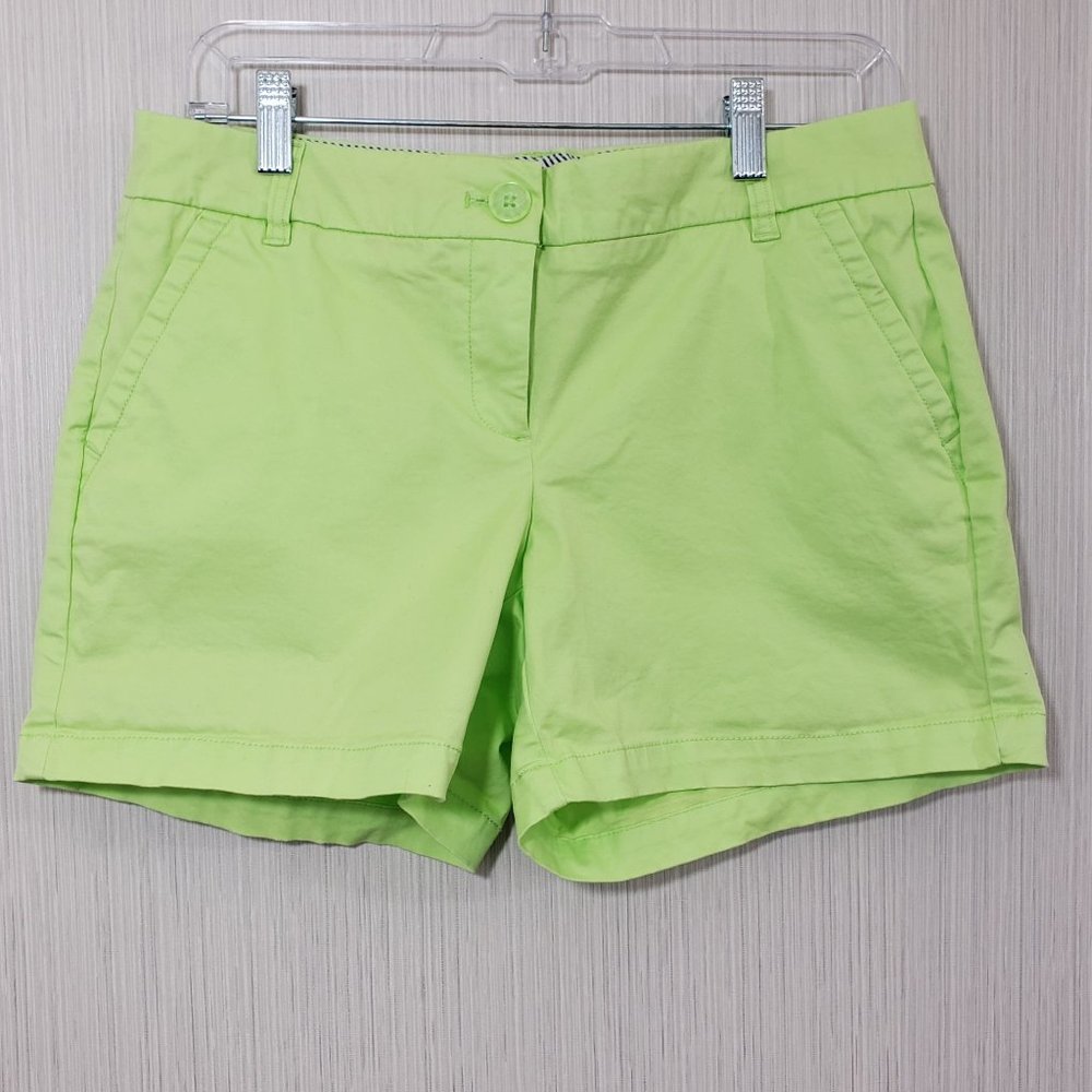 Crown & Ivy‎ neon green shorts woman's size 4